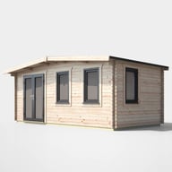 Power 10x18 Chalet Log Cabin Door LeftproductImages/power/log-cabins/Power-Log-Cabin-UPVC-Anthracite-Grey-Double-Doors.jpg