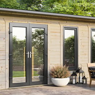 Power 20x8 Apex Log Cabin Left Doors