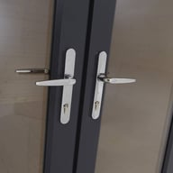 Power Log Cabin 5 Point Lockable UPVC Doors