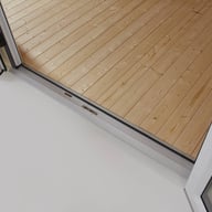 Power Log Cabin Low Threshold Door