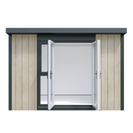 Calmpod 12x8 Garden Room Sliding Door Primed
