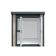 Calmpod 8x8 Garden Room French Door Primed