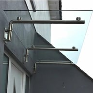Radiant 180cm Glass Door Canopy