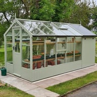 Swallow Kingfisher 6x10 Greenhouse with 4ft Shed Summer Green