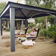 Palram Canopia Dallas 4900 Grey Rectangular Garden Gazebo