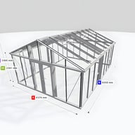 Janssens Gigant 15x20 Greenhouse White