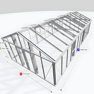 Janssens Gigant 15x29 Greenhouse White