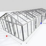 Janssens Gigant 15x39 Greenhouse White