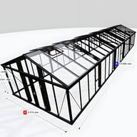 Janssens Gigant 15x48 Greenhouse Black