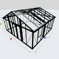 Janssens Gigant 17x17 Greenhouse Black