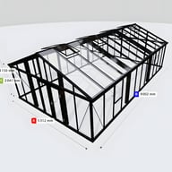 Janssens Gigant 17x29 Greenhouse Black