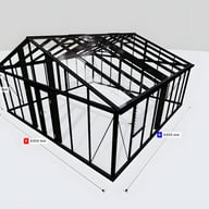 Janssens Gigant 19x19 Greenhouse Black