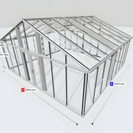Janssens Gigant 19x19 Greenhouse White
