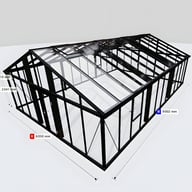 Janssens Gigant 19x29 Greenhouse Black