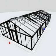 Janssens Gigant 19x39 Greenhouse Black