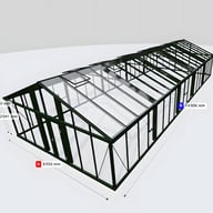 Janssens Gigant 19x48 Greenhouse Green