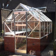 Elite 6x8 Dwarf Wall Greenhouse Toughened Glazing