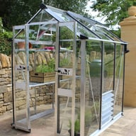 Eden Birdlip 4x6 Greenhouse in Aluminium