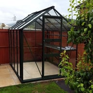Eden Burford 6x8 Zero Threshold Greenhouse with Staging