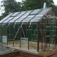 Elite Belmont 8x12 Greenhouse with Terracotta Capping