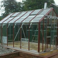 Elite Belmont 8x12 Greenhouse with Terracotta Capping
