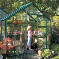Elite Belmont 8x4 Greenhouse with Green Powder Coating