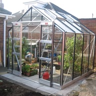Elite Belmont 8x8 Greenhouse with Bar Capping