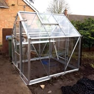 Elite Craftsman 6x6 Greenhouse in Toughened Glass