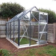 Elite Craftsman 8x6 Greenhouse with Grey Glazing Capping