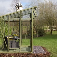 Elite Edge Pent Roof Greenhouse SIde Profile