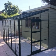 Elite Kensington 6x12 Lean to Greenhouse with Flat Cills
