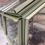 Elite Min E Lite 2x6 Cold frame in Olive Powder Coating Guttering
