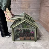 Elite Min E Lite 2x6 Mini Greenhouse in Olive Powder Coating