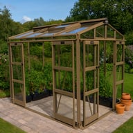 Elite Sanctuary 6 6x8 Greenhouse in Mocha Colour