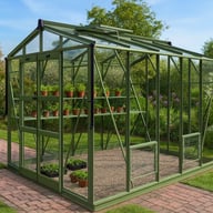 Elite Sanctuary 8 8x10 Greenhouse in Olive Colour