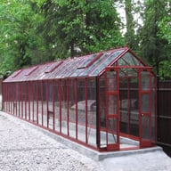 Elite Streamline 5ft Wide Greenhouse in Brown Powder Coating