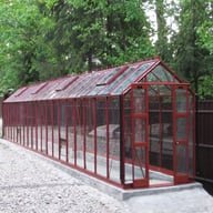 Elite Streamline 5ft Wide Greenhouse in Brown Powder Coating