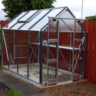 Elite Streamline 5x8 Greenhouse with Grey Bar Capping