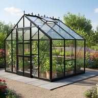 Elite Supreme 10x6 Greenhouse - Horticultural Glazing