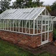 Elite Thyme 14x8 Dwarf Wall Greenhouse in White Powder Coating