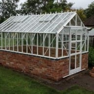 Elite Thyme 14x8 Dwarf Wall Greenhouse in White Powder Coating