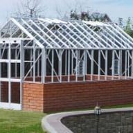 Elite Thyme 14x8 Dwarf Wall White Greenhouse