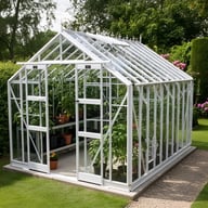 Elite Thyme 8x10 White Greenhouse