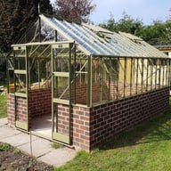 Elite Thyme 8x14 Dwarf Wall Greenhouse in Olive