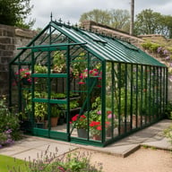 Elite Thyme 8x14 Green Greenhouse