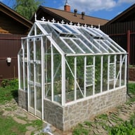 Elite Thyme Dwarf Wall Greenhouse in White