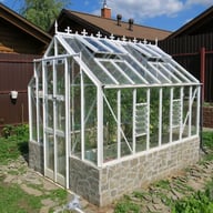 Elite Thyme Dwarf Wall Greenhouse in White