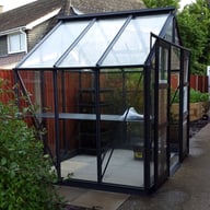 Elite Titan 8x6 Greenhouse in Grey Powder Coating