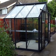 Elite Titan 8x6 Greenhouse in Grey Powder Coating