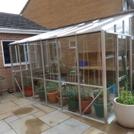 Elite Titan K800 8x12 Lean to Greenhouse Alloy Finish
